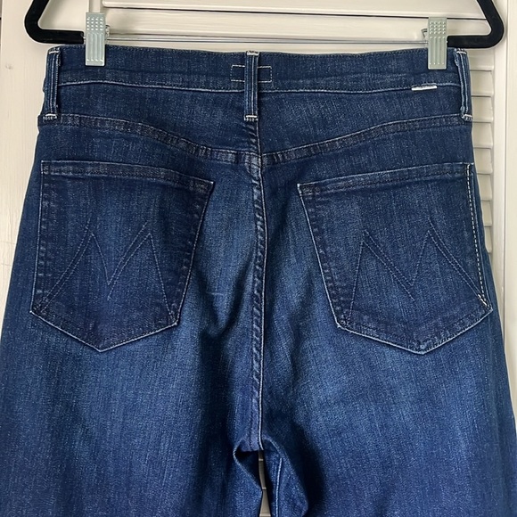 MOTHER The High Rise Rambler Zip Ankle Jean | Animal Instinct Blue | SZ 30 - Picture 13 of 16